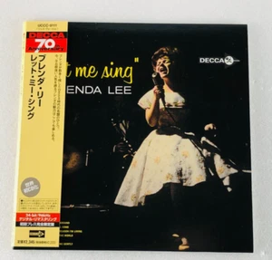 Brenda Lee - ... "Let Me Sing"[Japan Mini-Lp Limited]Mono Limited/Remastered - Picture 1 of 5