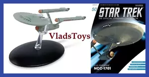 Eaglemoss Star Trek Constitution class USS Enterprise NCC-1701 #50 con Mag - Foto 1 di 6
