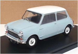 Whitebox 1/24 Scale WB124183 - Austin Mini Cooper S - Lt Blue/White - Picture 1 of 5