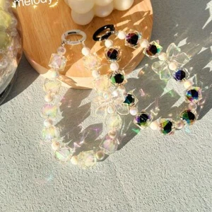 Transparent Girls Phone Strap Anti-lost Phone Chain - Photo 1 sur 17