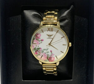 NY London Ladies Watch White And Rose Gold