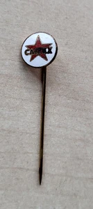 Pin insignia vintage esmaltada CALTEX Texaco Texas Company aceite combustible gasolina - Imagen 1 de 2