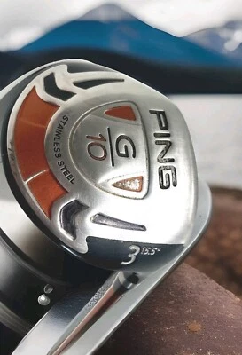 Ping G10 3 wood 15.5 Fairway TFC129F Men's Stiff Graphite 43" RH Golf Club - Image 1 of 4