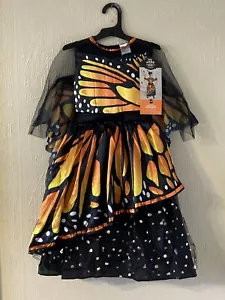 NEW Girls Monarch BUTTERFLY Costume Halloween Size 2 - 3 T Kids Toddler NWT - Picture 1 of 5