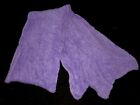 Womens Very Stretchy Purple Solid Color Scarf One Size Fits Most 66 Inch Long