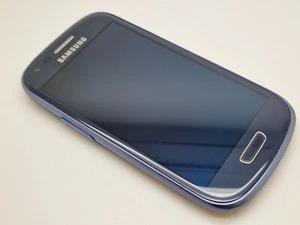 Great Condition UNLOCKED Blue Samsung Galaxy S3 Mini Gt i8190 (8GB) Smartphone - Afbeelding 1 van 9