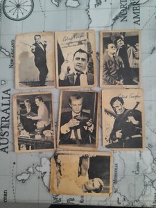 THE MAN FROM U.N.C.L.E.9 CARDS ISSUED BY A & BC GUM IN 1965