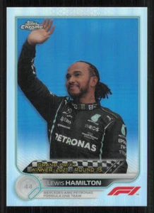 2022 Topps Chrome Formula 1 Refractors #165 Lewis Hamilton GPW - Picture 1 of 2