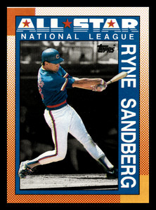 1990 Topps Ryne Sandberg HOF All-Star Chicago Cubs #398 NM-MINT Baseball Card