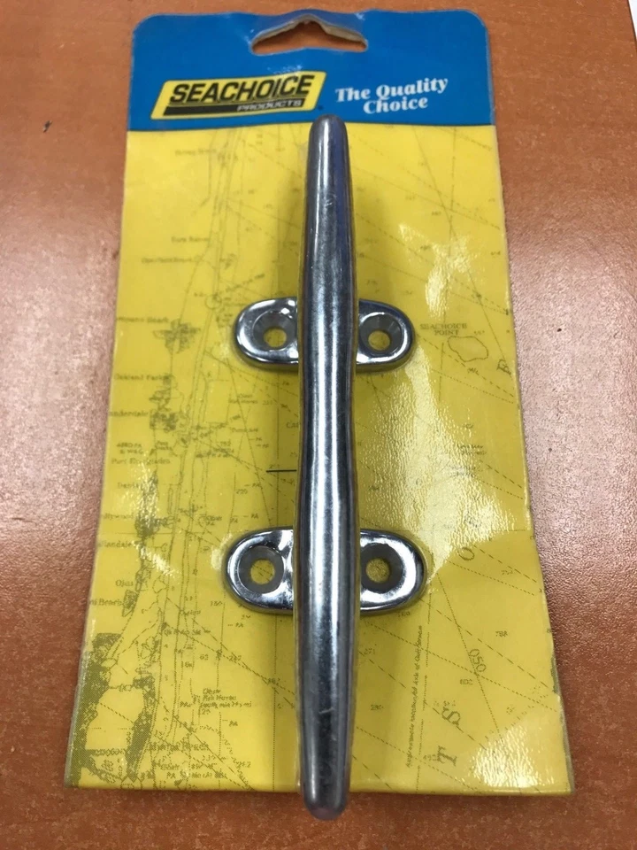 BASE HUECA DE CUERO YATE CROMADO LATÓN PULIDO SEACHOICE 30321 8" BARCO  Foto 1 de 1