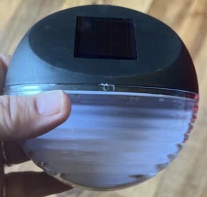 7- Solar Pathway LED Cool White Light Black Clear At 4-1/4” Round Outdoor Deck - Picture 1 of 1