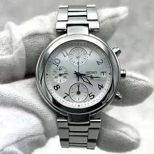 SEIKO LUKIA Ladies Chronograph Watch Quartz 7T92 0EE0 Tested and Working - Picture 1 of 15