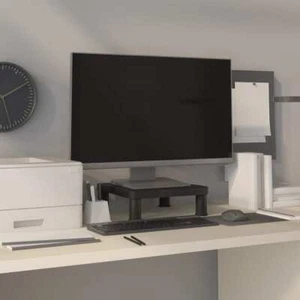 Monitorstandaard 33,5x34x10,5 cm zwart vidaXL - Afbeelding 1 van 8