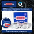 2X Brake Discs Pair Vented Front 295Mm Bbd4629 Borg & Beck Set 2044210712 New