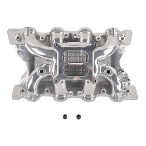 Colector de admisión de doble plano de aluminio pulido para Ford 351C 1970-1986 - Imagen 1 de 9