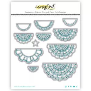 Honey Bee Lovely Layers- Bunting Honey Cuts : Sunkissed Summer Collection - Picture 1 of 3