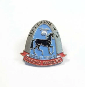 Pin de embrague vintage Pancho Windler Moolah Temple Shriners 09 esmalte - Imagen 1 de 2