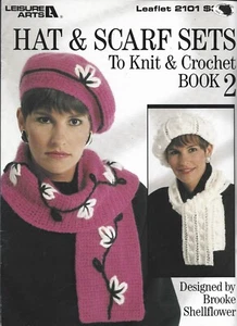 Hats & Scarf Sets To Knit & Crochet Book 2 - Crochet/Knittin Instruction Booklet - Picture 1 of 2