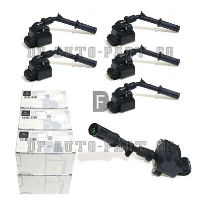 6PCS OEM Ignition Coil for Mercedes W205 W213 W166 W222 R231 E400 GL450 S450 - Image 1 of 4