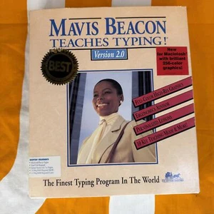 Mavis Beacon Teaches Typing Version 2.0 1991 Macintosh CIB - Picture 1 of 9