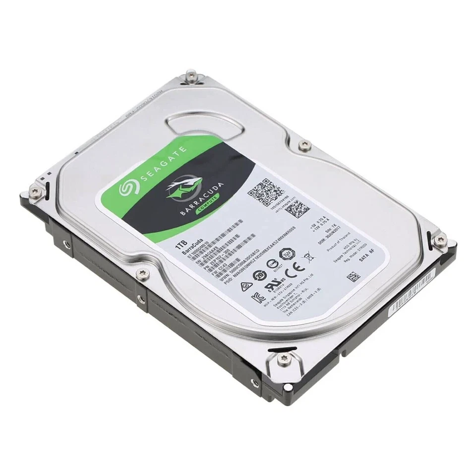 1 TB Seagate Barracuda, Dell, HP Hard Drive HDD 3.5” Windows 10 PRO Computer PC - Image 1 of 4