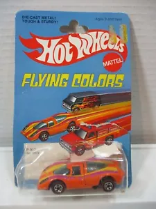Vintage Hot Wheels Redline Flying Colors PORSCHE P-917 Loose w/Card MINT - Foto 1 di 9