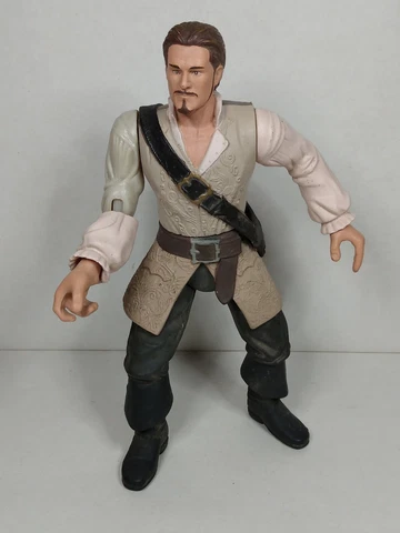 Disney Pirates of The Caribbean Will Turner Zizzle 7" Action Figure Ships Free Cover