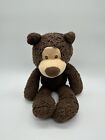 Peluche ours en peluche marron foncé Baby Gund visage bronzé 10" #4059516 ours flou