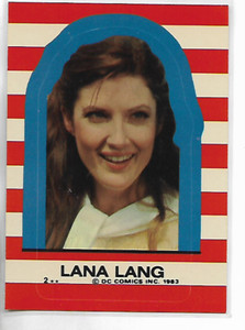 1983 Topps Superman III: Lana Lang Sticker Card #2