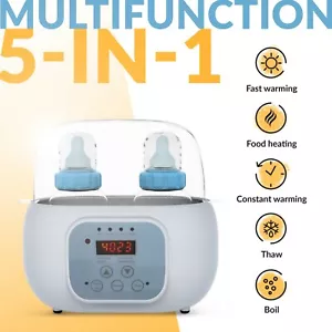 Baby Bottle Warmer with Remote Control Milk Formula Sterilizer Baby Shower Gift - Picture 1 of 5