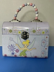 Tinkerbell Zinn Geldbörse/Brotdose mit Perlengriff. Pat. No In Side NEW/OLD STOCK - Bild 1 von 9