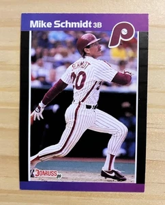 1989 Donruss #193 Mike Schmidt Philadelphia Phillies Baseballkarte MLB HOF NM - Bild 1 von 2
