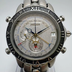 [Vintage] Reloj Seiko Presage ̈Dancing Hands ̈ 6M13-7000 Cuarzo Perpetuo para Hombre - Imagen 1 de 10
