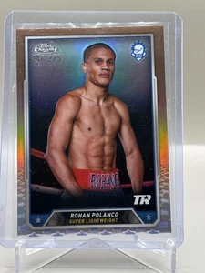 Rohan Polanco 2024 Topps Chrome Boxing #30 Rookie Bronze Refractor /225 RC - Picture 1 of 2