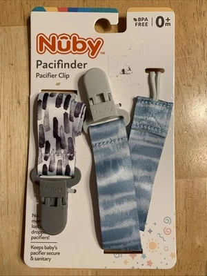 Nuby Pacifier Clip- Paci Finder, Age 0+m- Keep Baby's Pacifiers Sanitary - Image 1 of 4