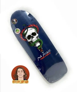 Powell Peralta Mike McGill Navy Blue Pig Shape Skateboard Deck - Picture 1 of 2