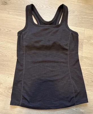 PRANA Mujer S Negro Sin Cordones Elástico Sin Mangas Camiseta Activa Foto 1 de 4