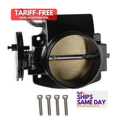 Holley 860008-1, One Black Aluminum Sniper Efi 90Mm Throttle Body - Black Perfor - Image 1 of 4