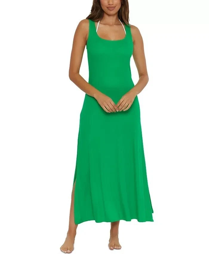 Vestido maxi BECCA by Rebecca Virtue Mykonos natação feminino tamanho P verde - Imagem 1 de 4
