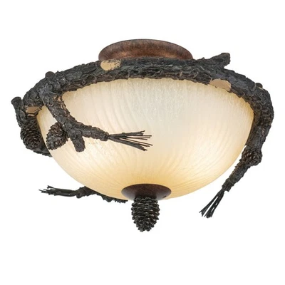 Vaxcel - 2-Light Convertible Light Kit in Rustic Style 8 Inches Tall and 13.75 - Image 1 of 4
