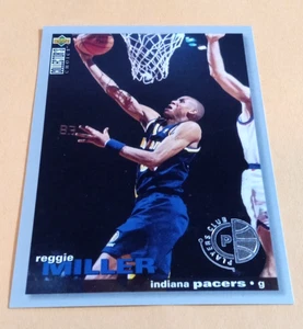 1995-96 Upper Deck Collector's Choice Player's Club Reggie Miller #157 - Pacers - Imagen 1 de 2