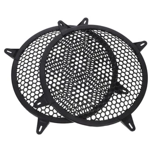 2 Pezzi Copertura Protezione Subwoofer Armadio Audio Altoparlante Griglia Auto - Foto 1 di 19