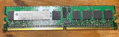 Infineon HYS72T64000HR-5-A 512MB 1Rx8 PC2-3200R-333-11-A0 Reg ECC - Image 1 of 4