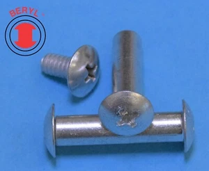 Aluminium Traversenkopf Kreuzschlitz Pfostenmutter & passende Schraube #10-24 x 1" 500 Sets - Bild 1 von 2