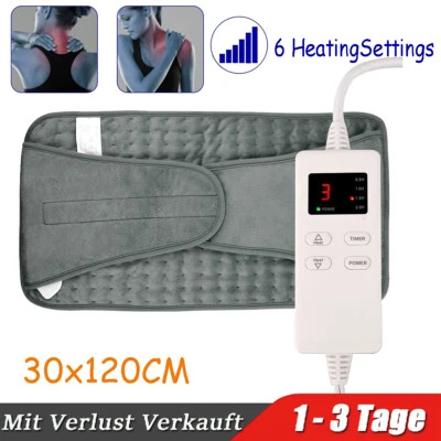Heizkissen mit Wärme Wärmekissen für Rücken Taille Schulter 6 Temperaturstufen - Bild 1 von 4