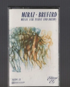 Moraz & Bruford - Music For Piano And Drums (1983 EG Editions) CASSETE TAPE - Picture 1 of 1
