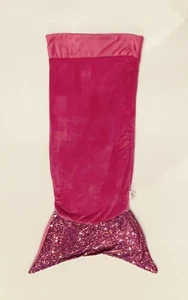 Mermaid Tail Magic Sequin Sparkle Lounge Blanket 18” x 52” Hot Pink - Picture 1 of 10