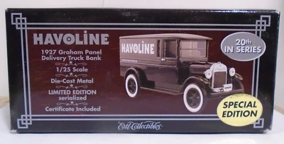 ERTL #21321P Havoline 1927 Graham Panel Delivery Truck Bank #20 In Series New - Image 1 of 3