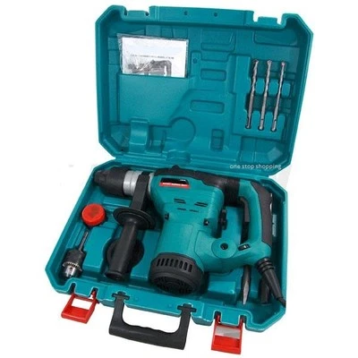 NEILSEN SDS HAMMER DRILL HEAVY DUTY 1500W ROTARY 240V & CHISELS IN CASE CT0700 WARRANTY