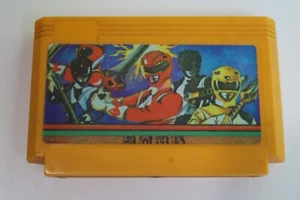 Power Rangers - Rare Famiclone cartridge 90`s Dendy Famicom 60 pin Nes - Picture 1 of 3